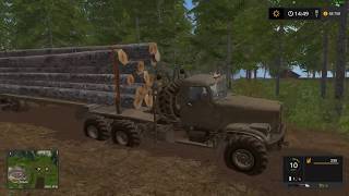 Farming Simulator 2017 Тест мода КрАЗ 255Л