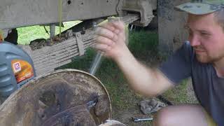 ГАЗ 66 снятие/замена заднего тормозного цилиндра