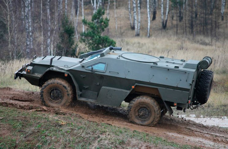 Бронеавтомобиль КамАЗ-43269 «Выстрел» (БМП-97) на испытания. Вооружение не установлено