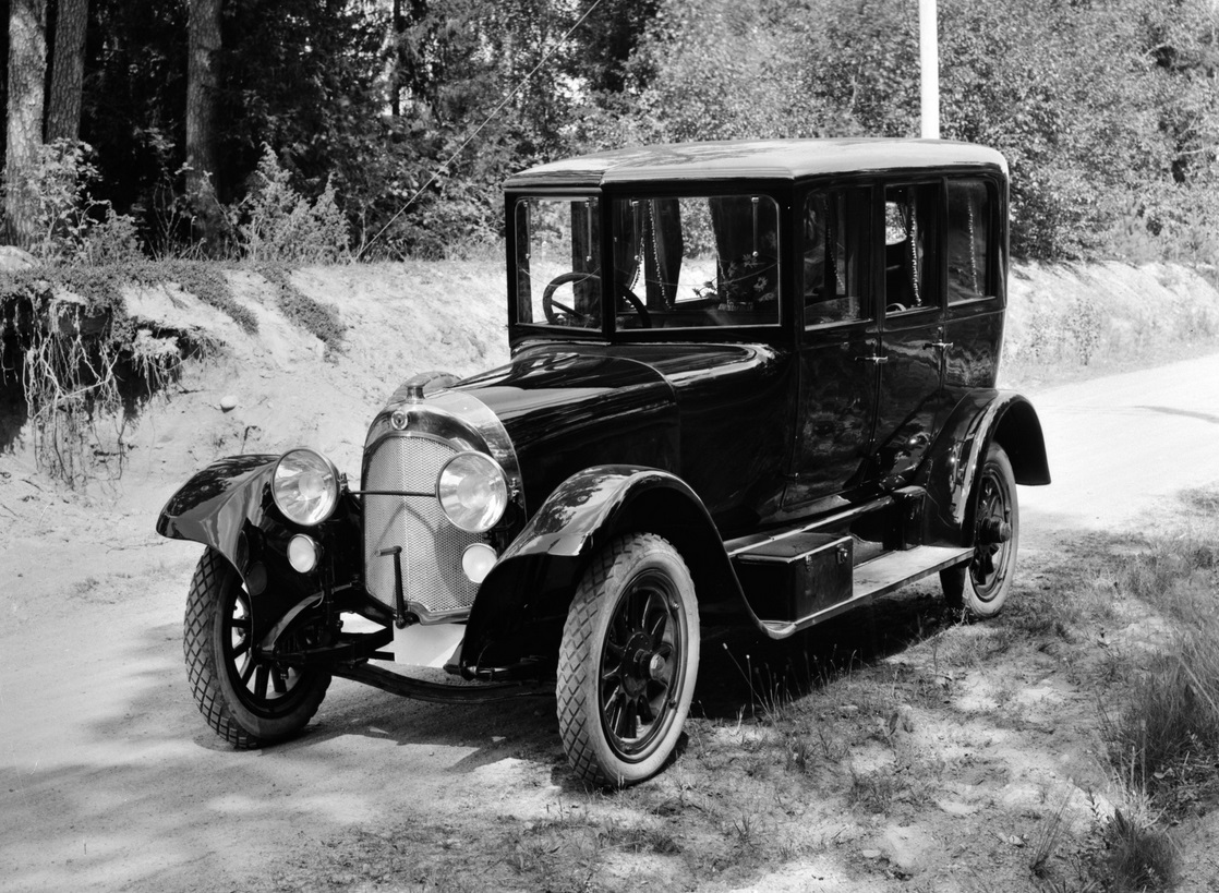 1920 год, Scania-Vabis Typ III с кузовом «лимузин». skania, история, легковой автомобиль