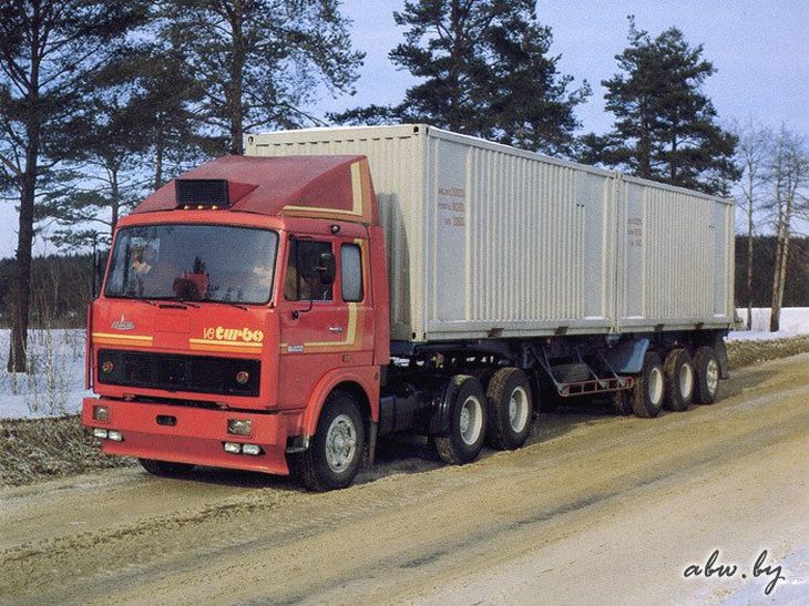 СуперМАЗ - главный грузовик-международник Советского Союза МАЗ-64227, маз