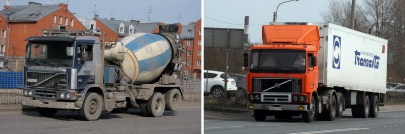 В 1977 году стартовало знаменитое старшее семейство F10 - F12. Именно они стали хорошо знакомы всем советским людям, - по оранжевым машинам "Совтрансавто". Одна из них снялась в эпохальном фильме "Интердевочка". Volvo Trucks, volvo, грузовик, тягач