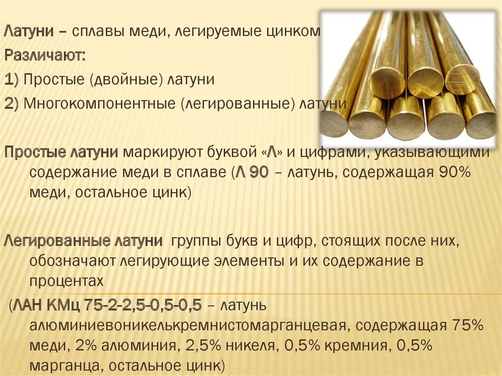 Какие сплавы называются бронзами. Состав латунного сплава. Латунь это сплав меди с. Классификация латуни.