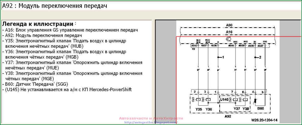 Кпп аксор схема мерседес