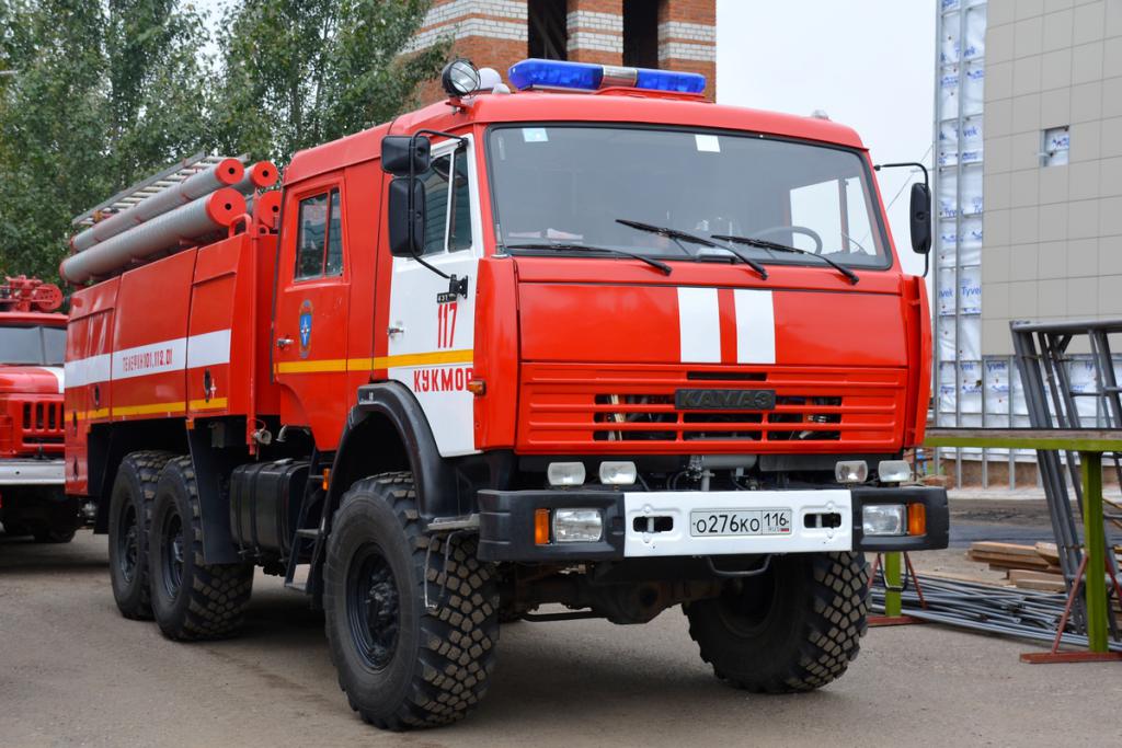 Пожарный КамАЗ-43118 особенности конструкции