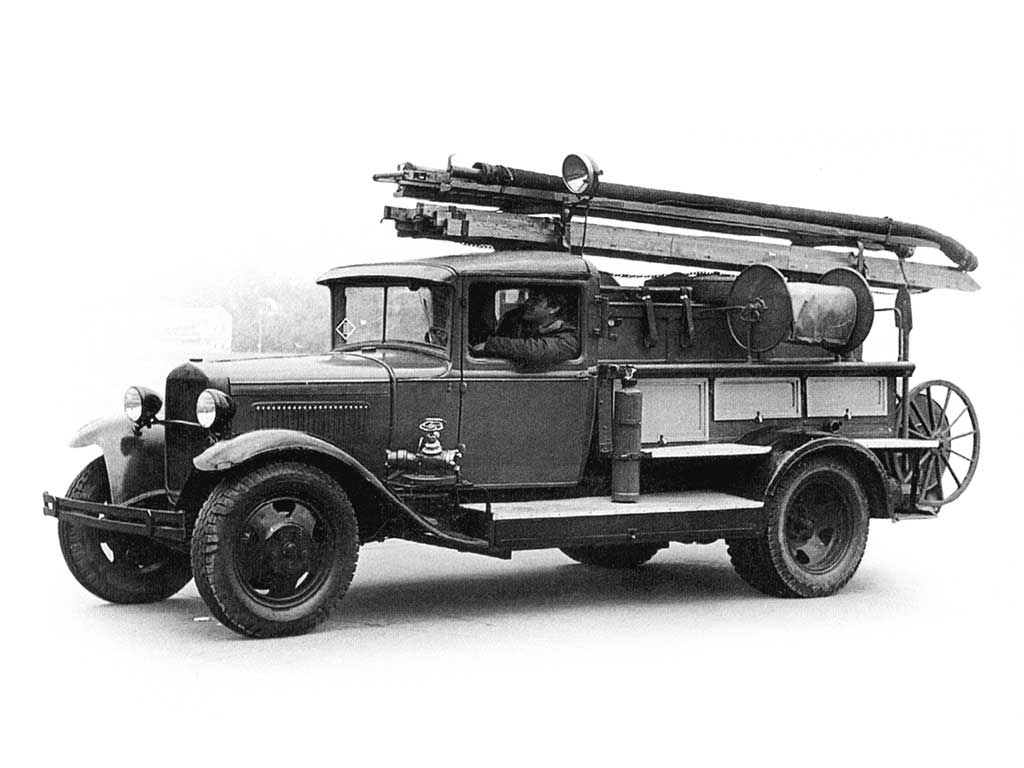 Пожарный автонасо ПМГ-1 на шасси ГАЗ-АА