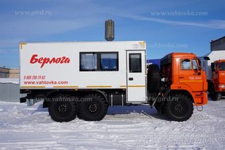 Автобус вахтовый "Берлога" КамАЗ 43118, 10 мест, с грузовым отсеком