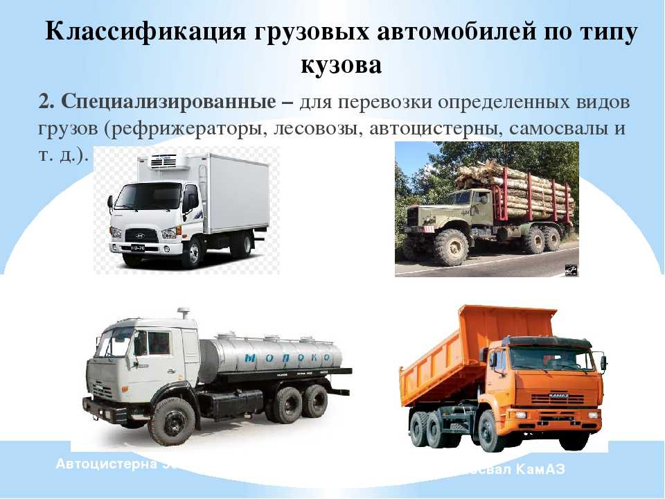 Виды перевозок грузов. Классификация грузовых автомобилей. Типы кузовов грузовых автомобилей. Специализированные грузовые автомобили предназначены для. Типы грузовых транспортных средств.