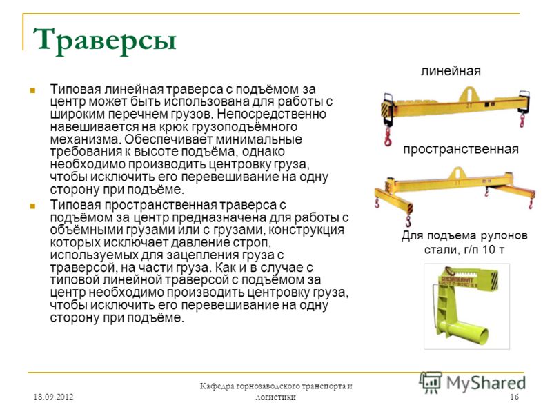 В каком случае рекомендуется. Траверсы виды. Виды траверс для подъема груза. Конструкция траверсы. Составные части траверсы.