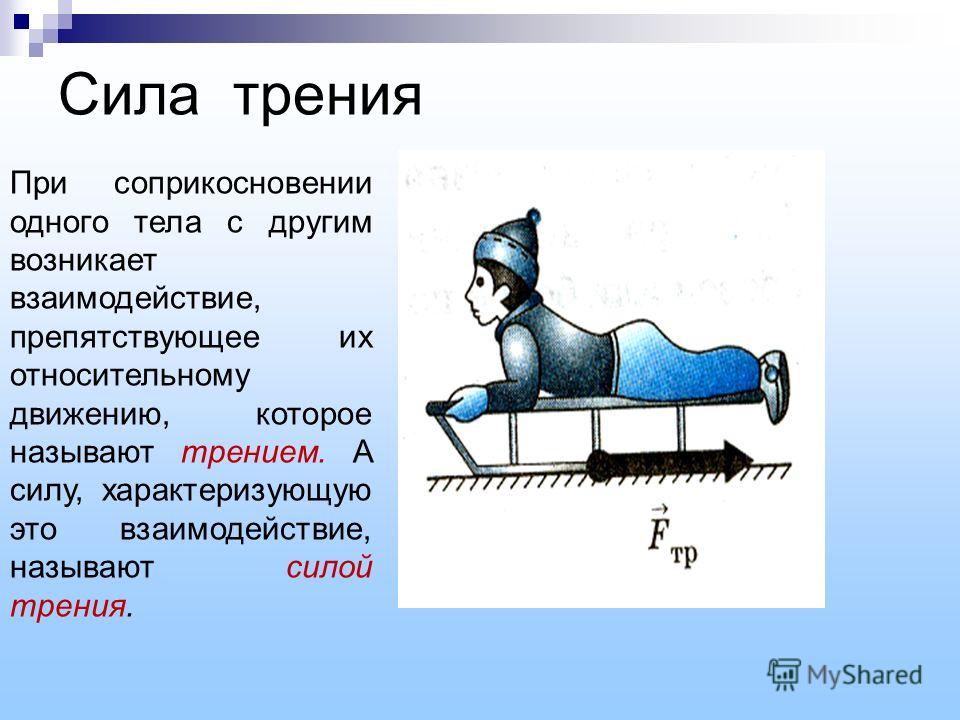 Сила трения называется