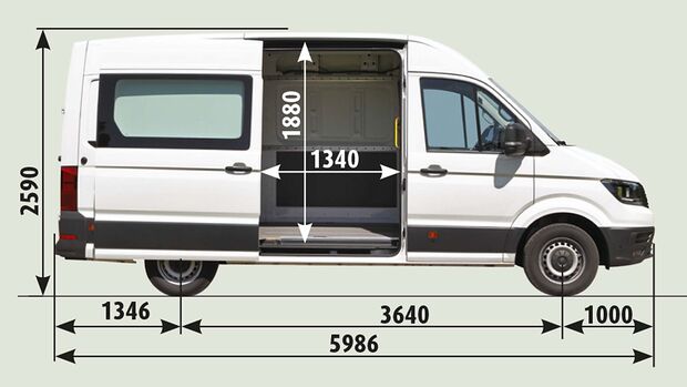 Фольксваген крафтер габариты кузова