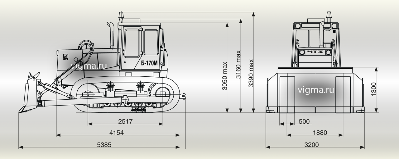 Т 170 бульдозер технические. Трактор т-170 габариты. Ширина бульдозера т130. Трактор т-130 габариты. Габариты трактора т-170 гусеничный.