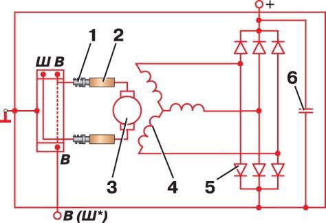 Электрическая схема генераторов 665.3701–01, 161.3771
