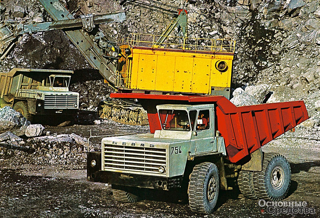 Родоначальник семейства карьерных самосвалов БелАЗ-540