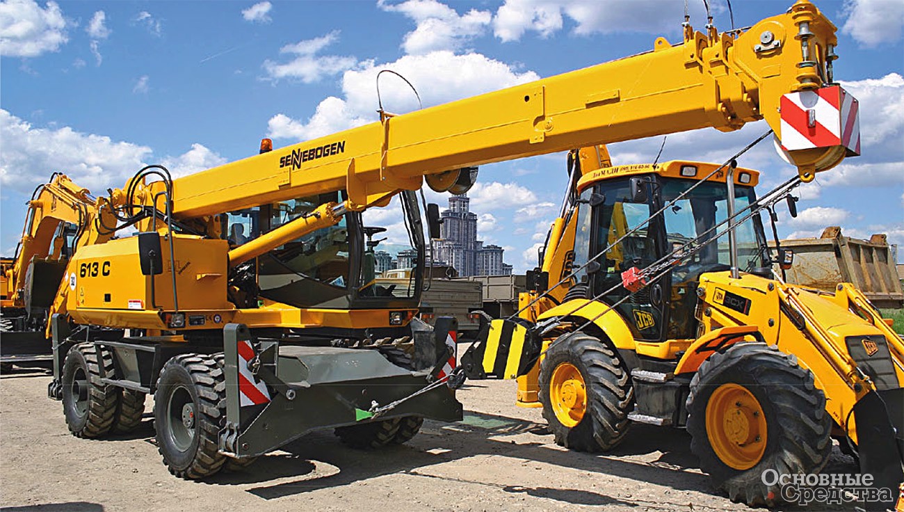 Sennebogen 613М в транспортном положении