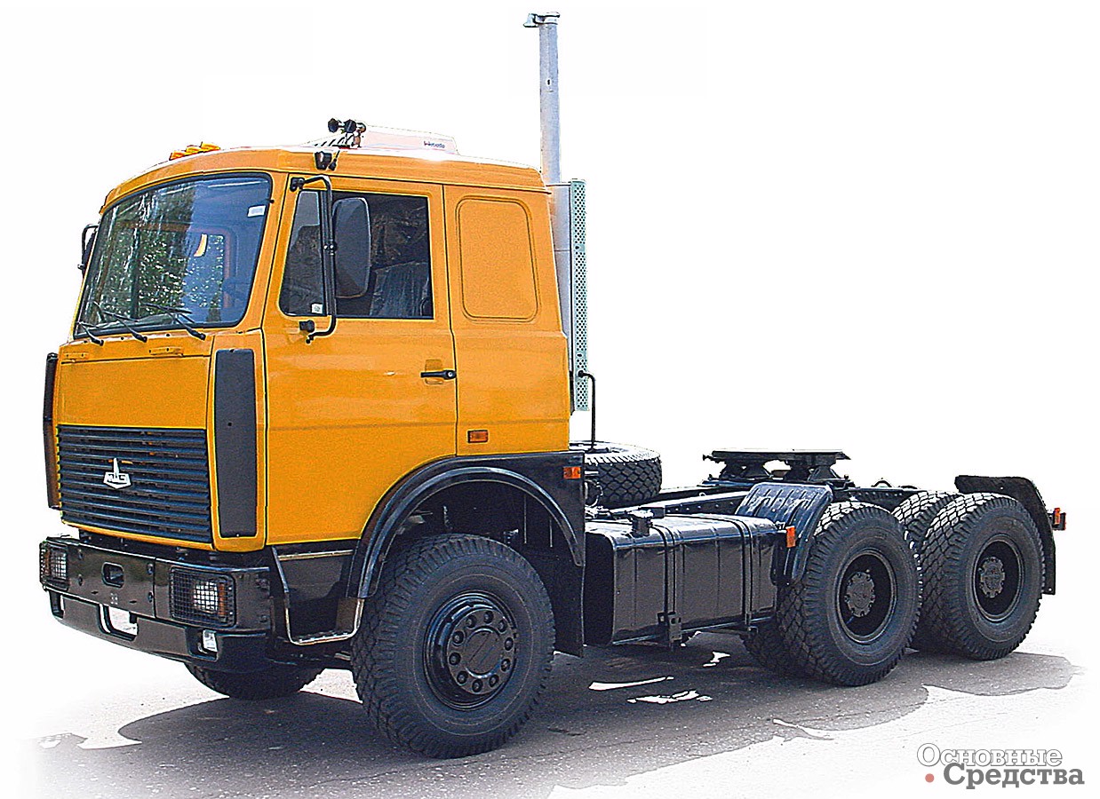 Расположение ССУ на раме тягача должно обеспечить полное использование грузоподъемности шин тягача