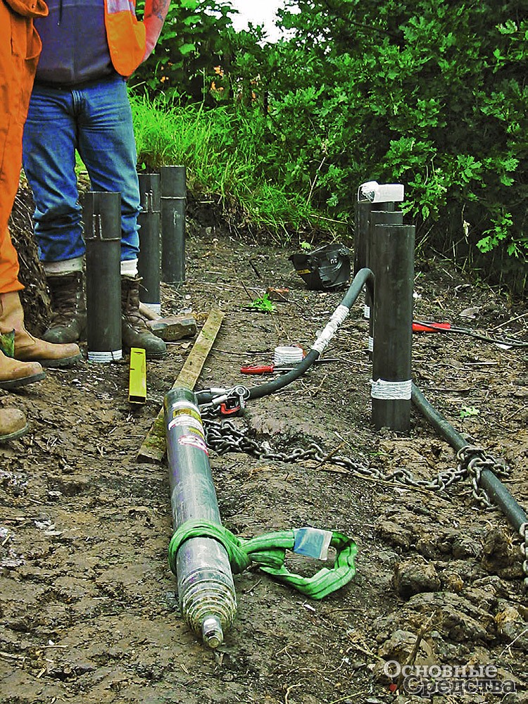 Забитые сваи