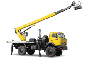 КАМАЗ 5387 с АГП (Автогидроподъемник) Socage T328