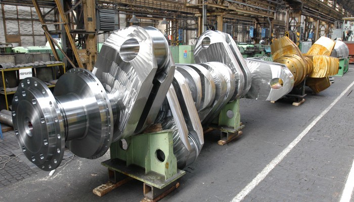 Судовой коленчатый вал