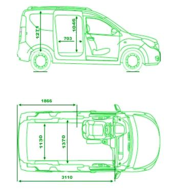 Renault kangoo 2 габариты кузова. Рено кангу 1 размер багажника. Renault kangoo 1 габариты. Renault kangoo длина грузового отсека. Кангу размеры.