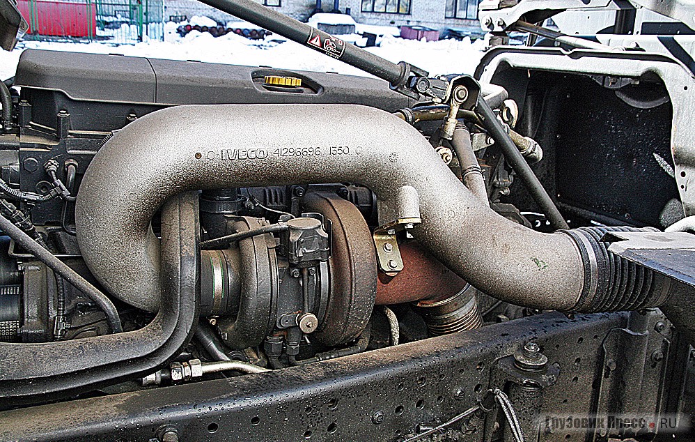 Двигатель оснащен турбонаддувом с изменяемой геометрией