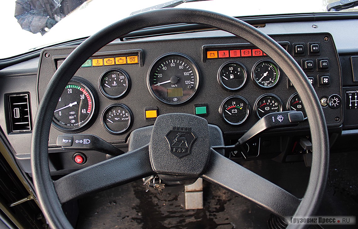 До боли знакомая комбинация приборов