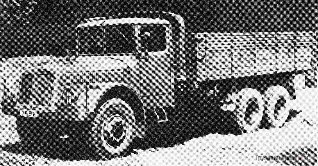 10-тонный армейский грузовик с лебёдкой Tatra 111N, 1953-62 гг.