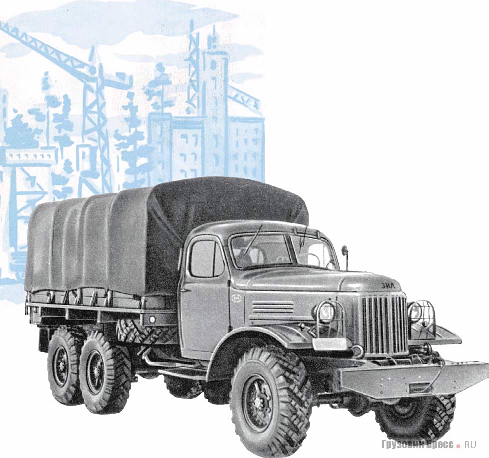 ЗИЛ-157 с усовершенствованной системой подкачки воздуха