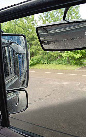 Полный комплект зеркал справа