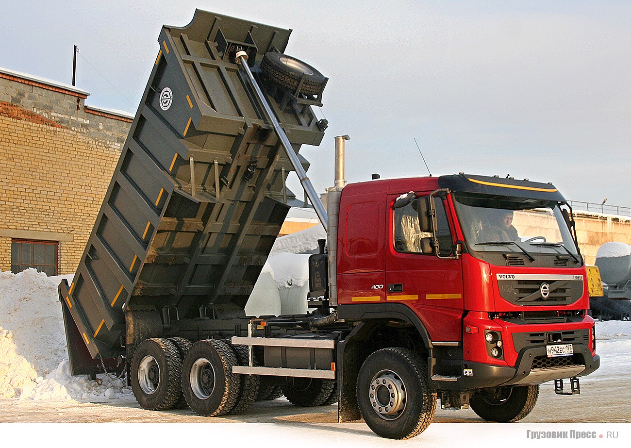 Самосвал БЦМ-53.6 (модель 6539) на шасси Volvo FMX (6х6)