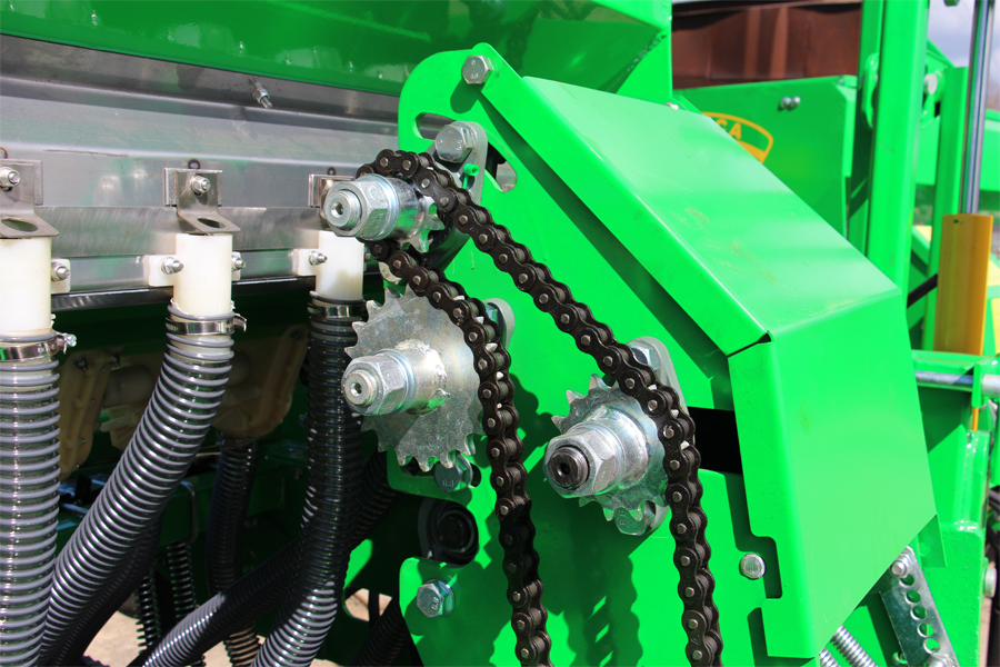 Цепочная передача коробки высева