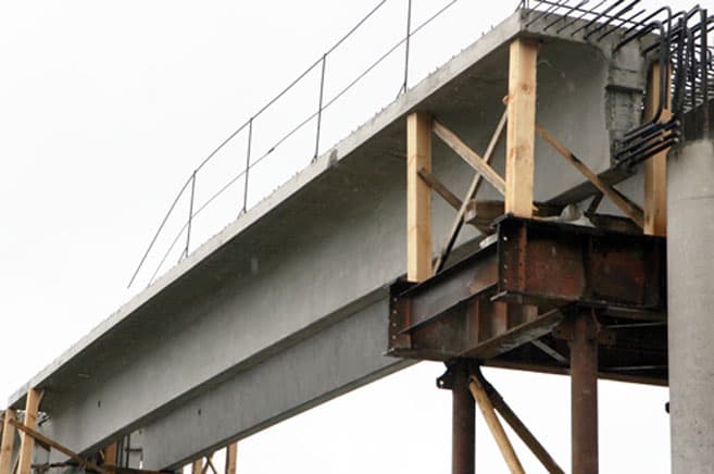 Балочная конструкция моста