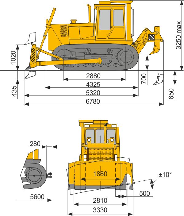 Т 170 бульдозер технические. Бульдозер б10мб габариты. Бульдозер ЧТЗ б10м технические характеристики. Габариты ЧТЗ б10м. Бульдозер б10мб.6020 ДЗ.