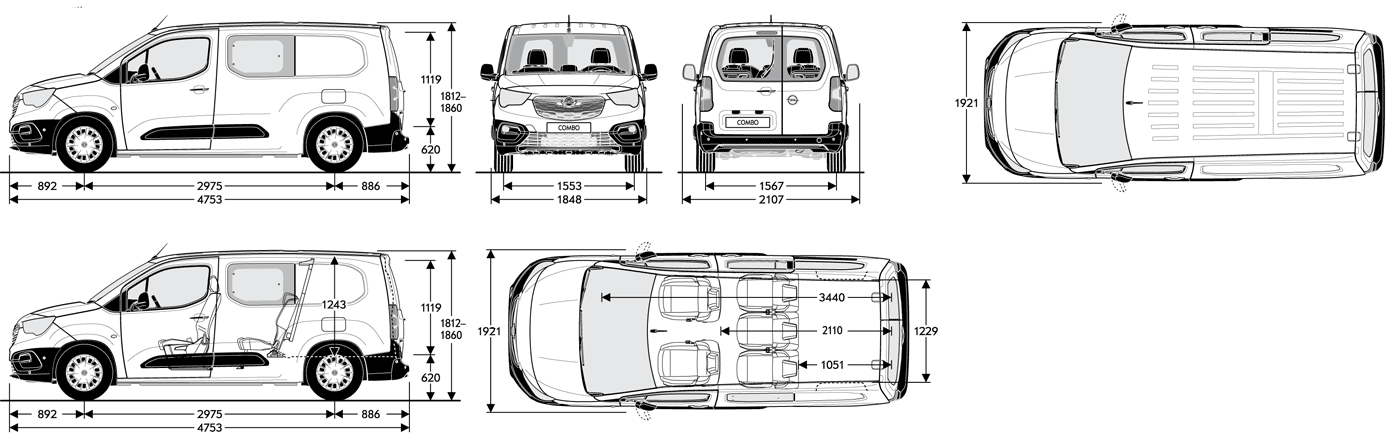 Опель комбо размеры. Opel Combo Cargo XL 2021. Opel Combo Cargo размер кузова. Opel Combo габариты. Opel Combo 2008 Размеры грузового отсека.