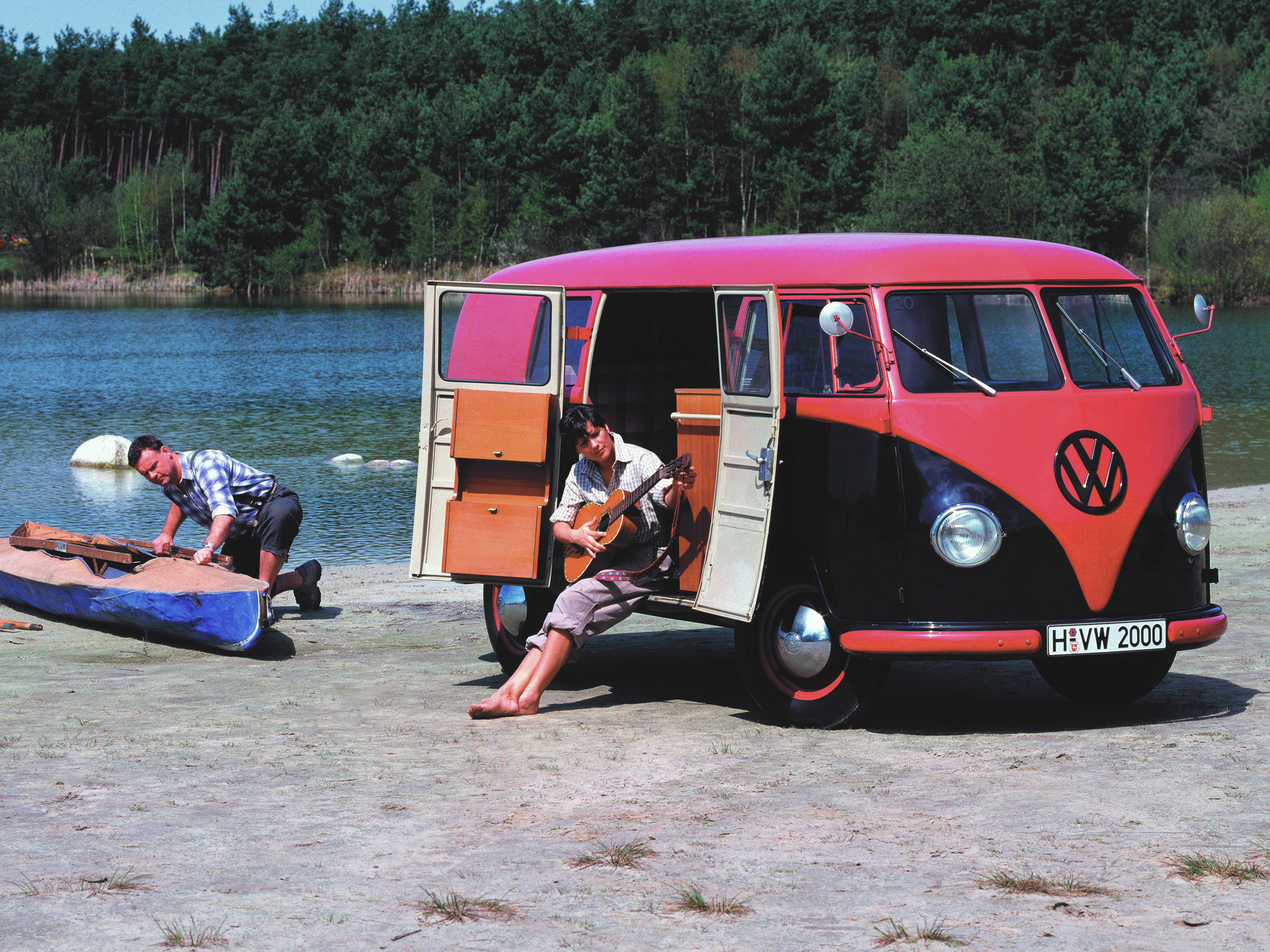 Минивэн Volkswagen T1 Kombi. 1950 - 1955 годы