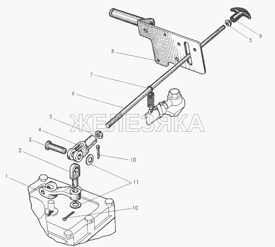 Купить Рычаг Управления Блокировки Мтз
