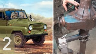 УАЗ 469 - Ремонт военного переднего моста - Часть 2