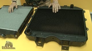 UAZOBAZA # 68 Радиаторы системы охлаждения для УАЗа: медь VS алюминий