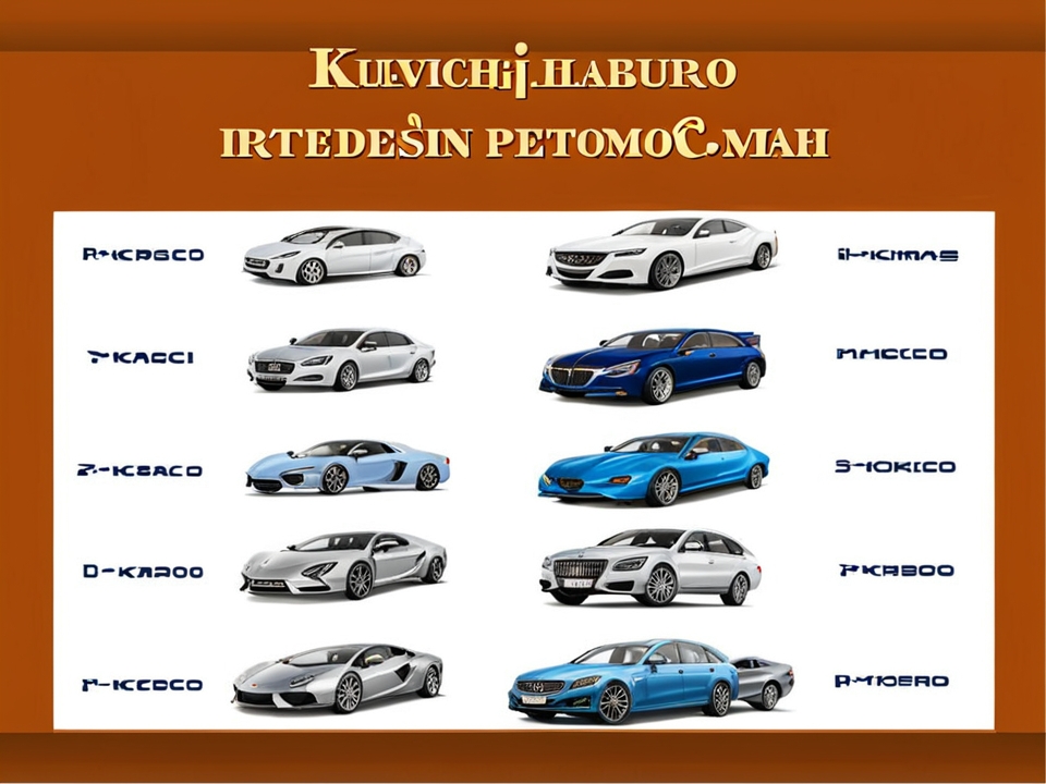 Основная классификация различных автомобилей