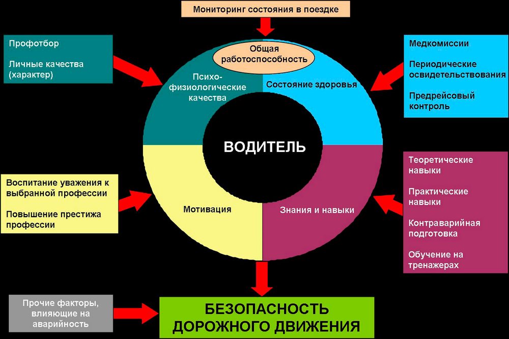 Стратегии занимает сфера безопасности дорожного движения. Психологические качества водителя. Профессиональная надежность водителя. Факторы влияющие на безопасность дорожного движения. Психологические основы деятельности водителя.